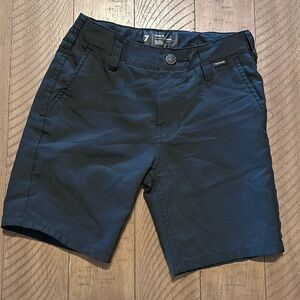 Hurley Boys Size 7 Nike Dri fit Black shorts